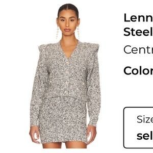 Central Park West Gray Sweater Cardigan Set from REVOLVE